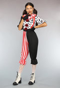 Psycho Clown Kostuum met Accessoires