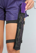 Waaier Tas met Reflecterende Wave Print
