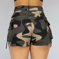 Groene Camo Cargo Short