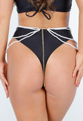Goudkleurige Bodychain met Parels