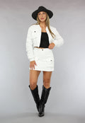 Witte Cargo Two Piece met Skort