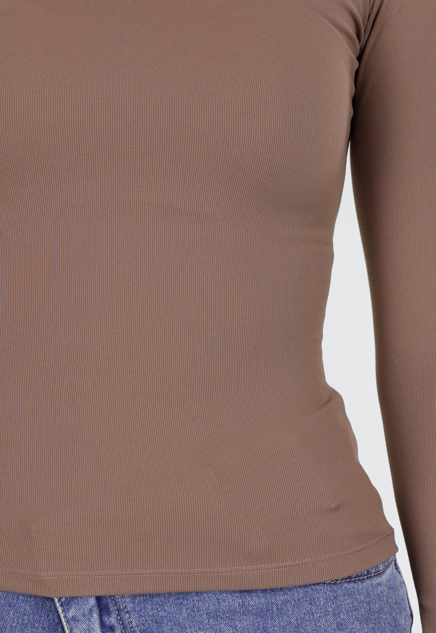 Bruine One Shoulder Stretch Top