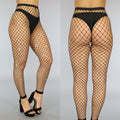 Fishnet panty met Strass Steentjes