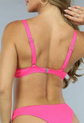 Fuchsia Push Up Bikini Top met Beugels