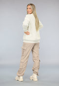 Khaki Carpenter Broek met Zakken