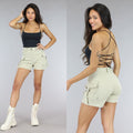 Open Rug Bodysuit Zwart met Strap Details