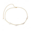 Gouden Heup Bodychain met Parels