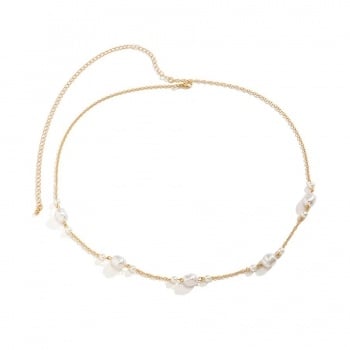 Gouden Heup Bodychain met Parels