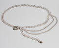 Ketting Riem in Zilver