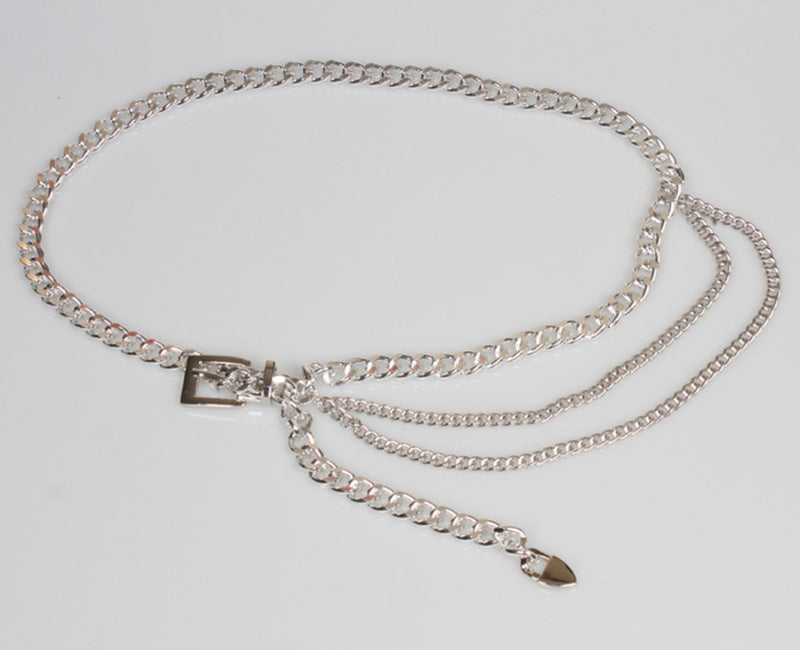 Ketting Riem in Zilver