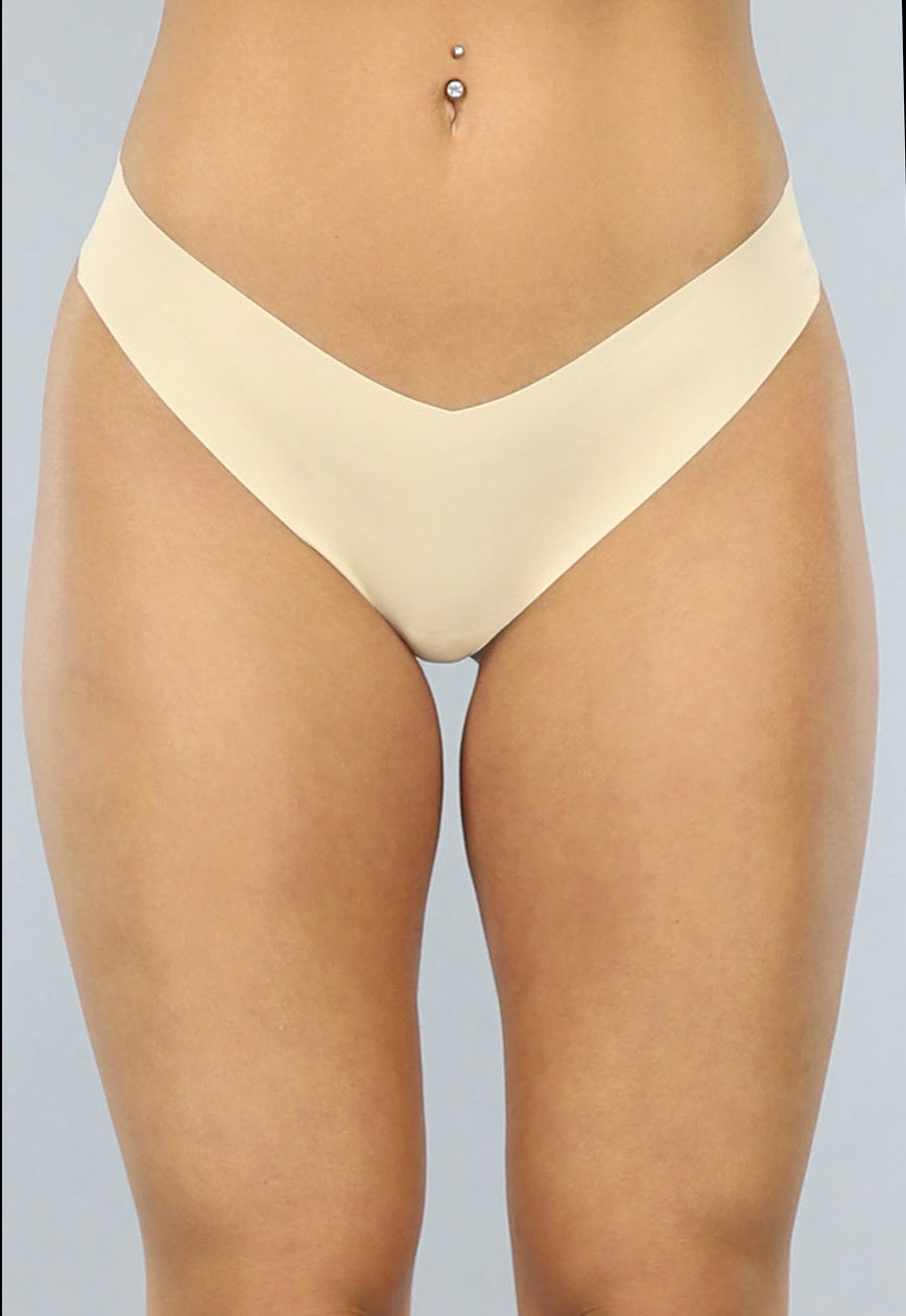 Nude Naadloze Cheeky String