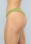 Cheeky Bikini Broekje in Olijfgroen
