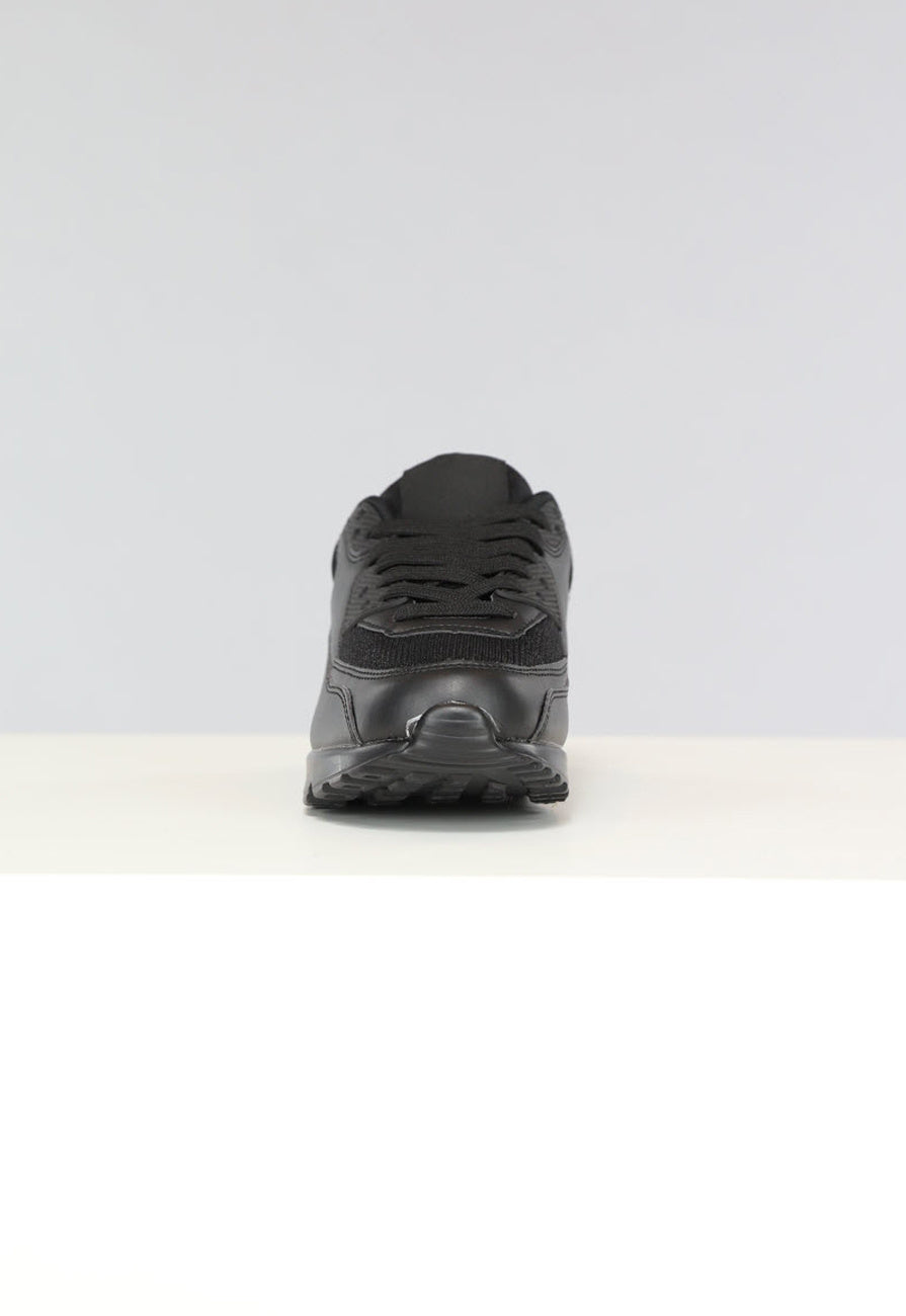 Basic Zwarte Sneakers met Lucht Zool