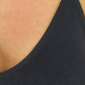 Zwarte Fijngebreide Stretch Bodysuit