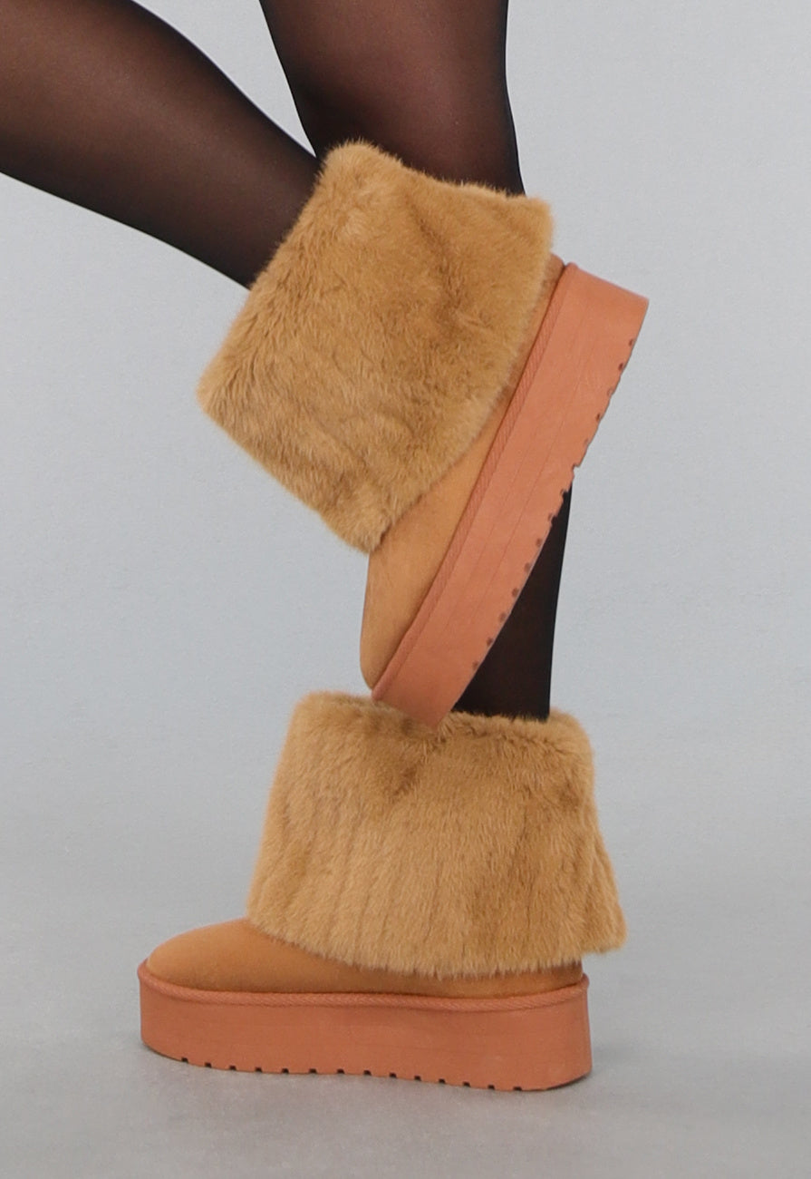 Camel Nepbont Overslag Snowboots