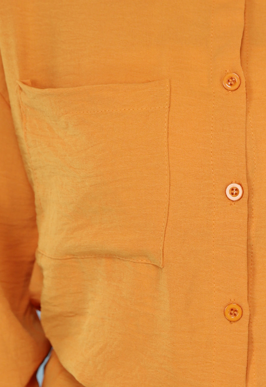 Matchende Set met Blouse in Oranje