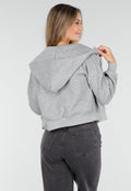 Sweatvest met Lange Mouwen in Grijs