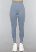 Blauwe Trainingslegging met Push Up Effect