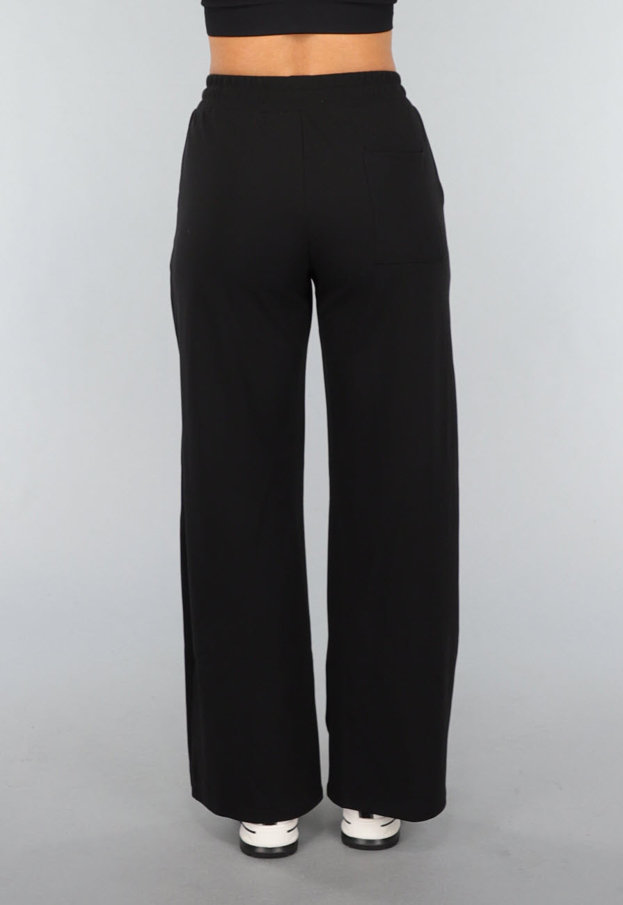 Zwarte Wide Leg Jogger