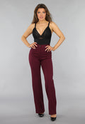 Zwarte Corrigerende Bodysuit met Kanten Cups