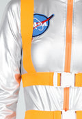 Zilverkleurig Astronaut Kostuum Playsuit