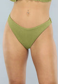 Cheeky Bikini Broekje in Olijfgroen