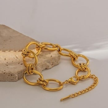 Gouden Statement Chain Armband