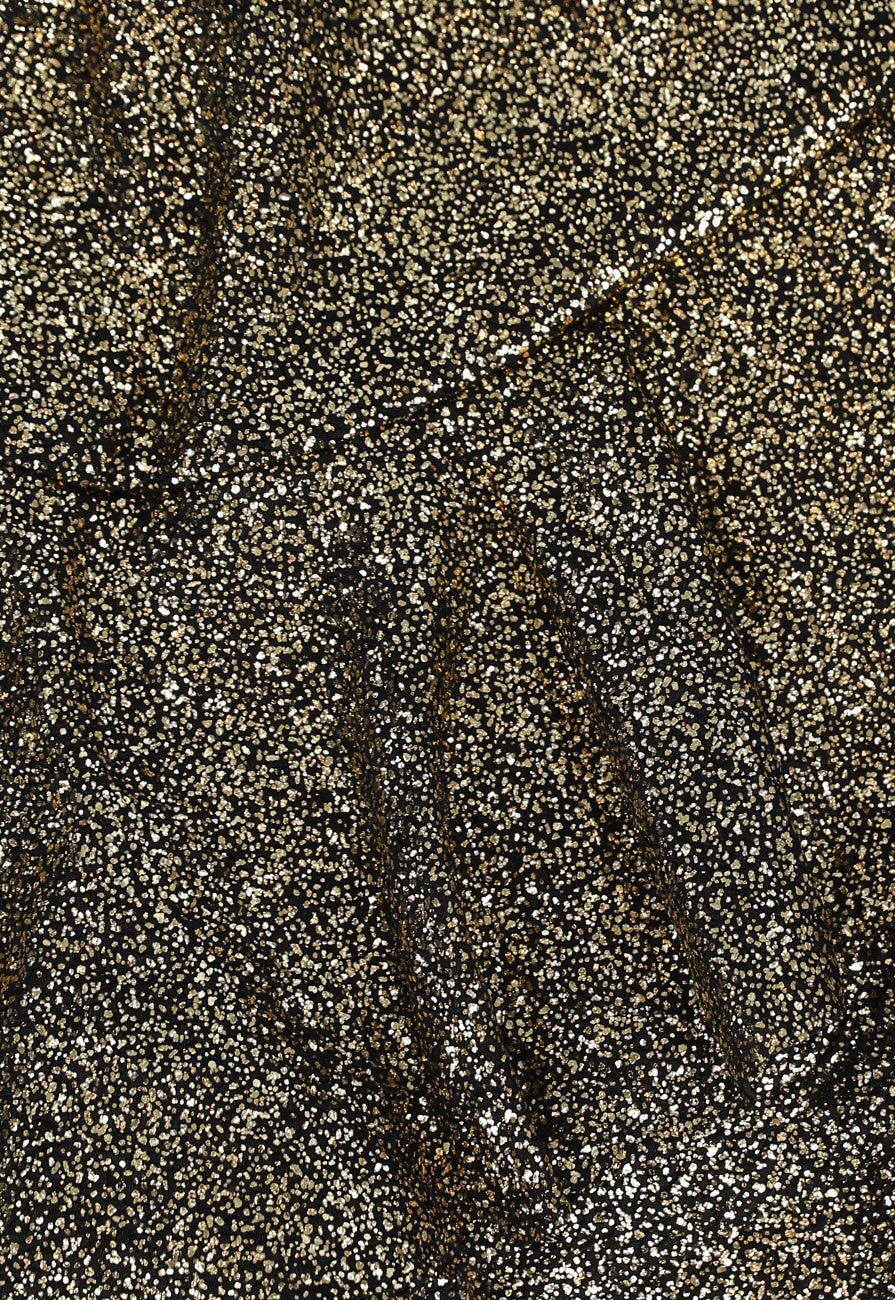 Gouden Glitter Skort met Ruffles