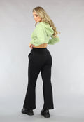 Zwarte Jogger met Flair Model
