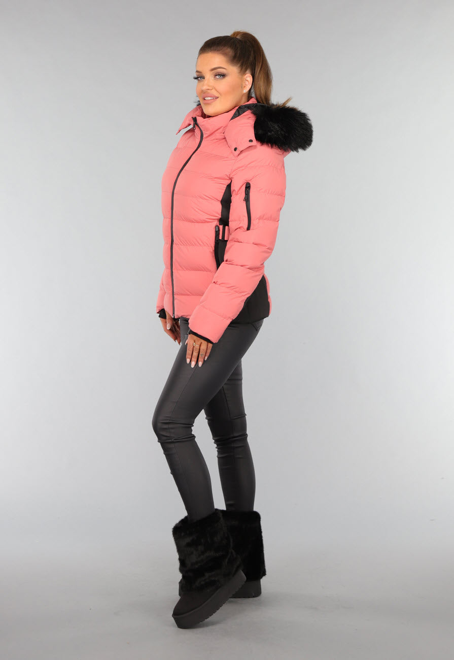 Zwarte Imitatie Bont Snowboots