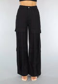 Zwarte Utility Broek met Straps