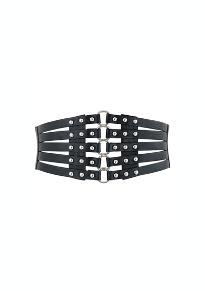 Strappy Lederlook Elastische Tailleriem