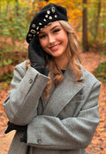 Baret met Glitter Stenen