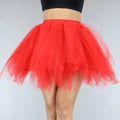 Rode Tutu  met Elastische Tailleband