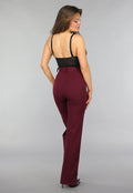 Zwarte Corrigerende Bodysuit met Kanten Cups