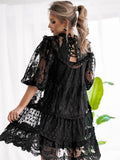 Boho Ibiza Jurk Zwart