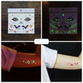 Glow In The Dark Tijdelijke Spooky Tattoo Set