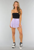 Lila Mesh Skort met Binnenbroekje