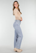 Basic Beige Top Lange Mouwen en Stretch