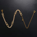 Gouden Strass Bh Band met Infinity Teken