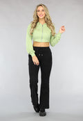 Zwarte Jogger met Flair Model