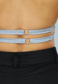 Reflecterende Halter Top met Ring Detail