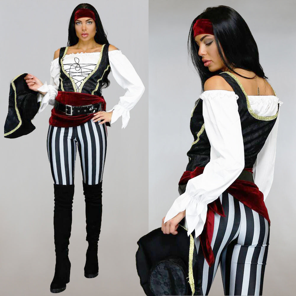 Piraten Kostuum met Broek en Accessoires