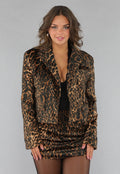 Panterprint Blazer met Zakken