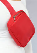 Rode Fanny Pack met Gesp
