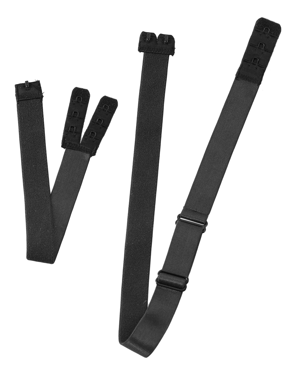 Bye Bra Lage BH Rugbanden Set met 2 Haakjes en 3 Kleuren