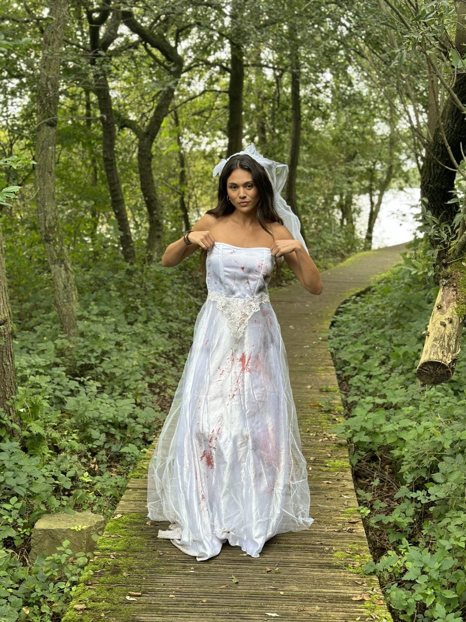 Lang Bridezilla Kostuum