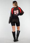 Zwarte Biker Short met Stretch