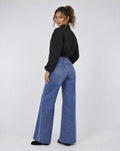 Zwarte Cropped Bomberjack met Ritssluiting en Ballonmouwen
