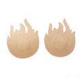 Tepelplakkers met Beige Vlammetjes